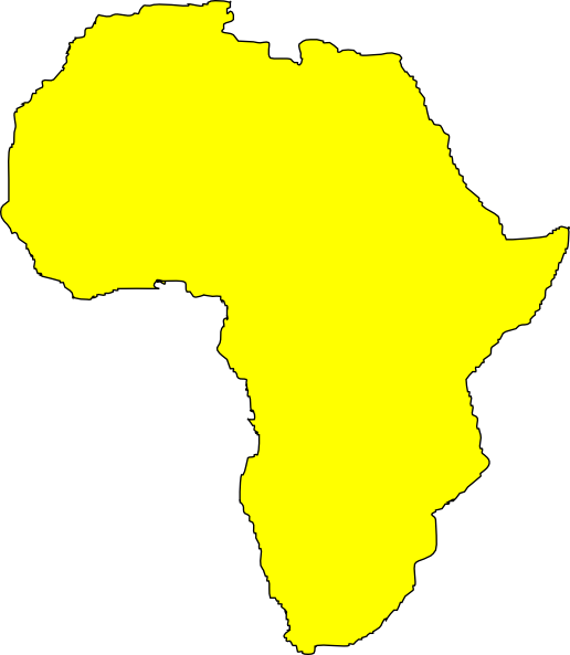 africa clipart map - photo #31