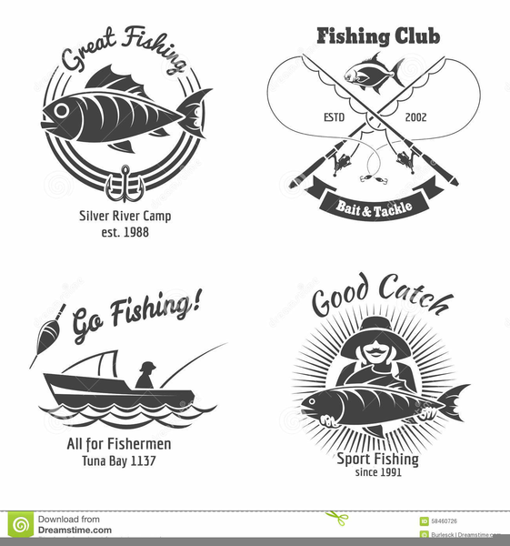 Hunting And Fishing Vector Clipart