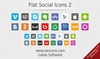 Flat Social Icons 2 Image