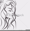 Clipart Dreaming Girl Image