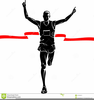 Marathon Runner Clipart Image