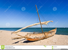 Outrigger Canoe Clipart Image