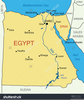 Clipart Map Of Egypt Image