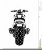 Chopper Motorcycle Clipart Image