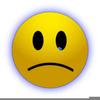 Free Clipart Sad Smiley Image