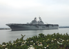 Uss Boxer (lhd 4) Pulls Into San Diego Harbor Image