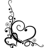 Free Wedding Scrolls Clipart Image