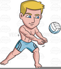 Sand Volleyball Clipart Image
