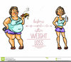 Funny Weight Loss Clipart Image