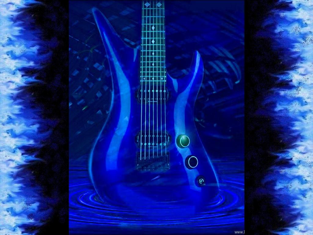 Blue Guitar Awe View | Free Images at Clker.com - vector clip art