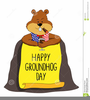 Groundhogs Day Clipart Image