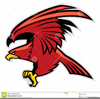 Red Hawk Clipart Image
