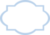 Baby Blue Border No Black Clip Art