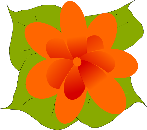 flower leaf clipart - photo #24