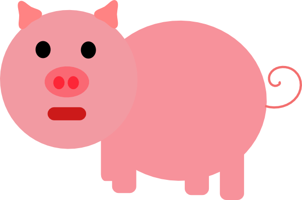 pink pig clip art free - photo #8