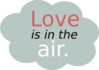 Love Air Cloud Clip Art