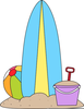 Summer Beach Free Clipart Image