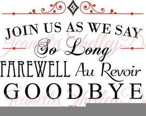 farewell party invitation clipart free images at clker com