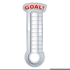 Fund Raiser Thermometer Clipart Image