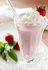 Strawberry Milkshake Recipe Image