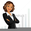 Black Businesswoman Clipart Image