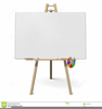 Clipart Of Painting Easel Image