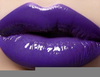 Purple Lipstick Tumblr Image