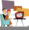 Free Clipart Watching Tv Image