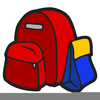 Free Clipart School Backpack Image