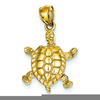 Gold Turtle Charm Image