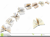 Flying Book Clipart Image