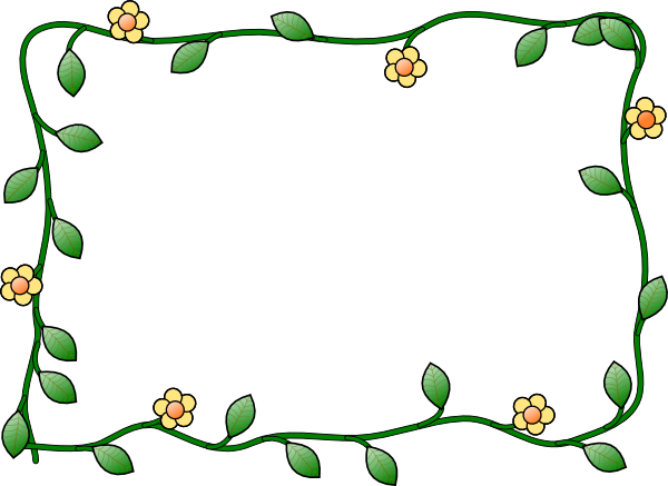 flower clip art. Flower Frame clip art