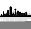 Free Dallas Skyline Clipart Image