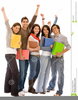 Group Of Students Clipart Image