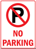 No Parking Signs Clipart Image