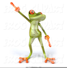 Frogs Dancing Clipart Image