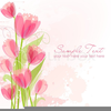 Tulip Border Clipart Image