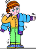 Free Clipart Boy Getting Dressed Image