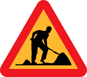 Road Work Under Construction Clip Art