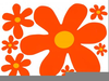Groovy Flower Clipart Image