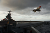 A T-45c Goshawk Assigned To Training Air Wing One Launches From A Waist Catapult Aboard The Aircraft Carrier Uss Harry. S. Truman (cvn 75). Image