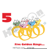 Gold Rings Clipart Image