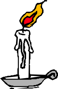 Burning Candle Clip Art