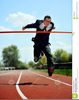 Free Clipart Of People Running In Track Image