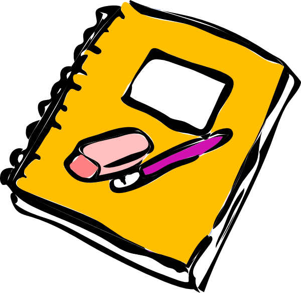 free clip art notebook - photo #11