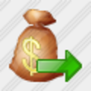 Icon Money Bag Export Image