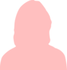 Pink Silhouette Woman Clip Art