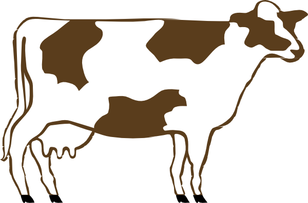 clipart brown cow - photo #5