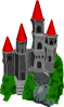 Castle Color Clip Art