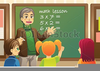 Free Teacher Classroom Clipart Image